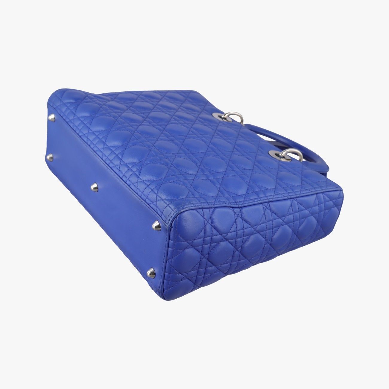 Dior Lady Blue Lambskin Handbag — view 6