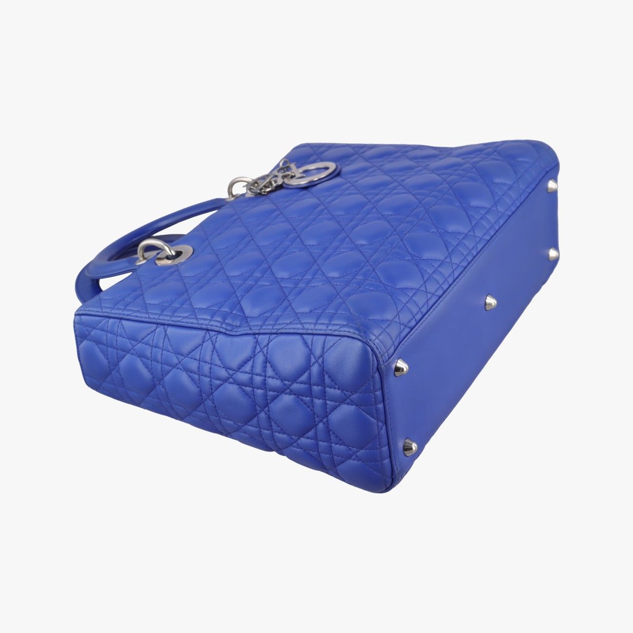 Dior Lady Blue Lambskin Handbag — view 5