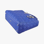 Dior Lady Blue Lambskin Handbag — view 4