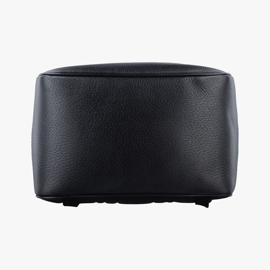 Gucci Interlocking Black GG Supreme Canvas Leather Backpack — view 3