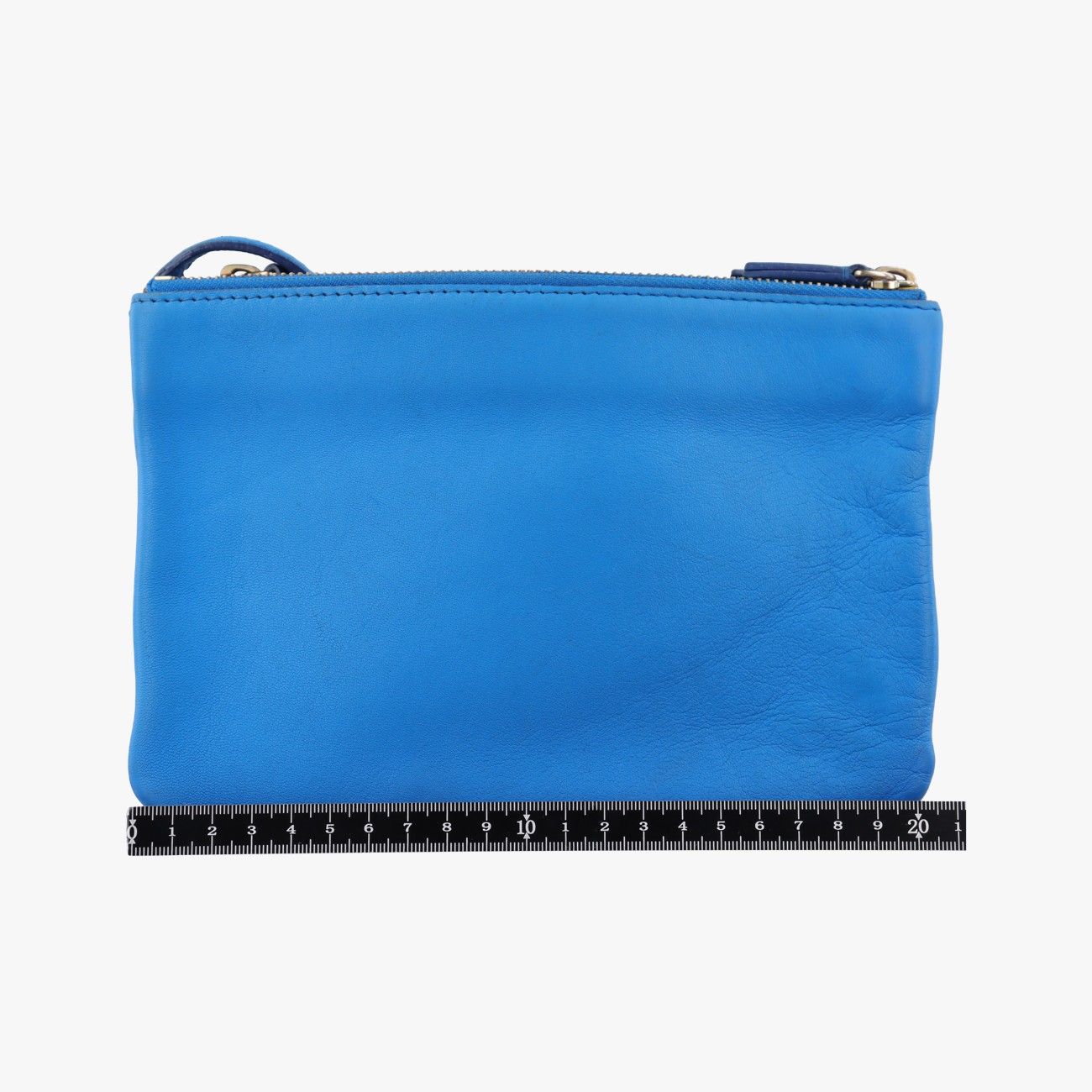 Celine Trio Blue Leather Shoulder — view 2