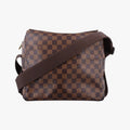 Louis Vuitton Naviglio Ebene Damier Canvas Shoulder