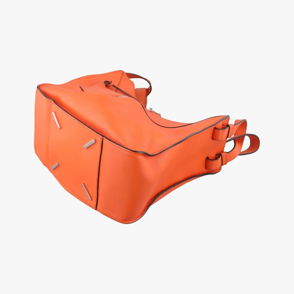 Loewe Hammock Orange Leather Shoulder — view 4