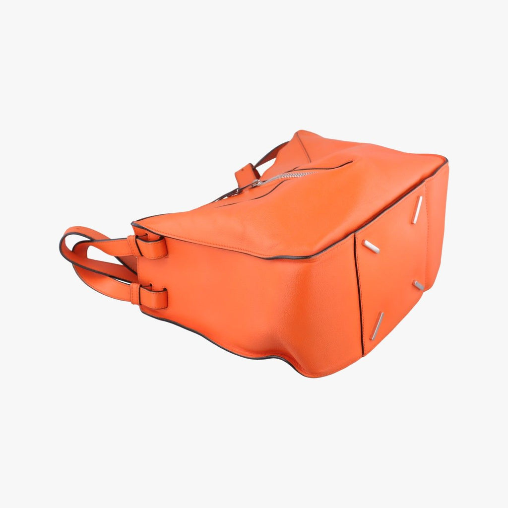 Loewe Hammock Orange Leather Shoulder — view 7