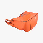 Loewe Hammock Orange Leather Shoulder — view 7