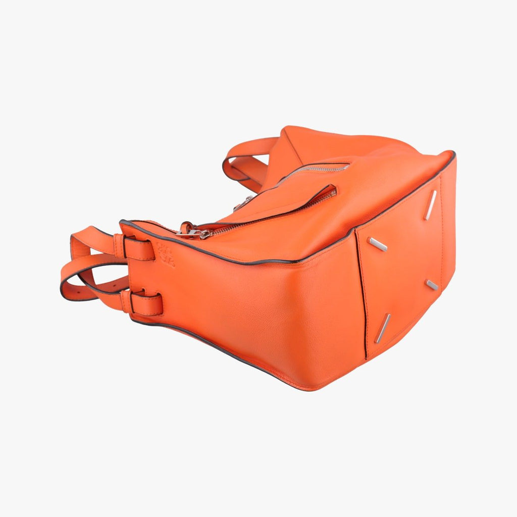 Loewe Hammock Orange Leather Shoulder — view 5
