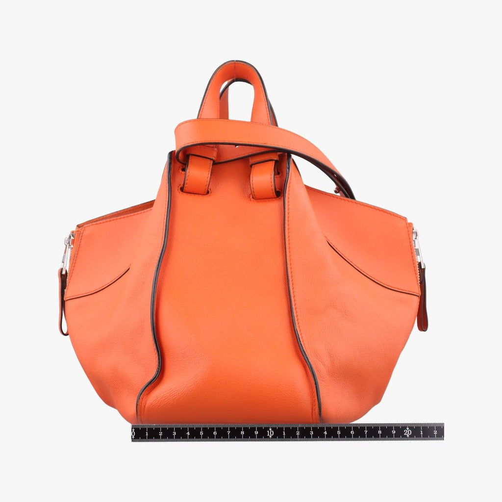 Loewe Hammock Orange Leather Shoulder — view 2