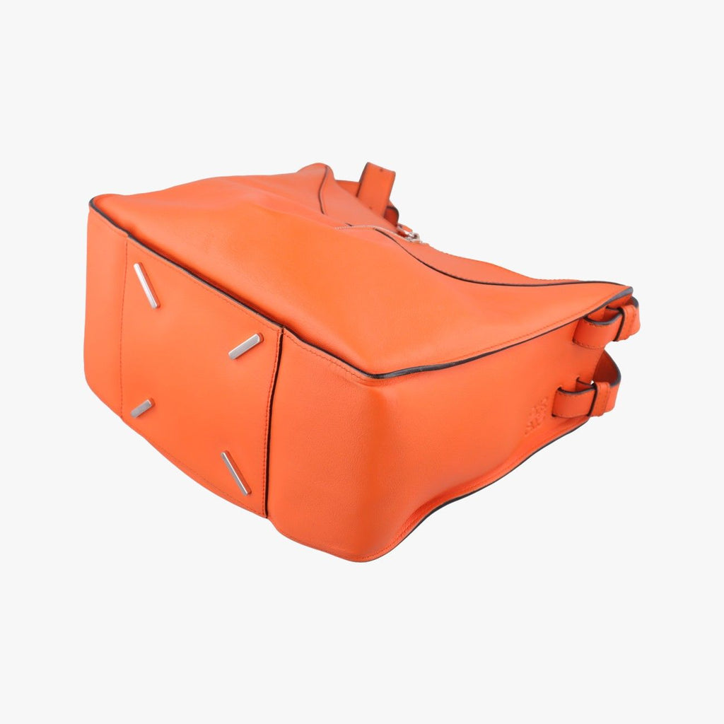 Loewe Hammock Orange Leather Shoulder — view 6