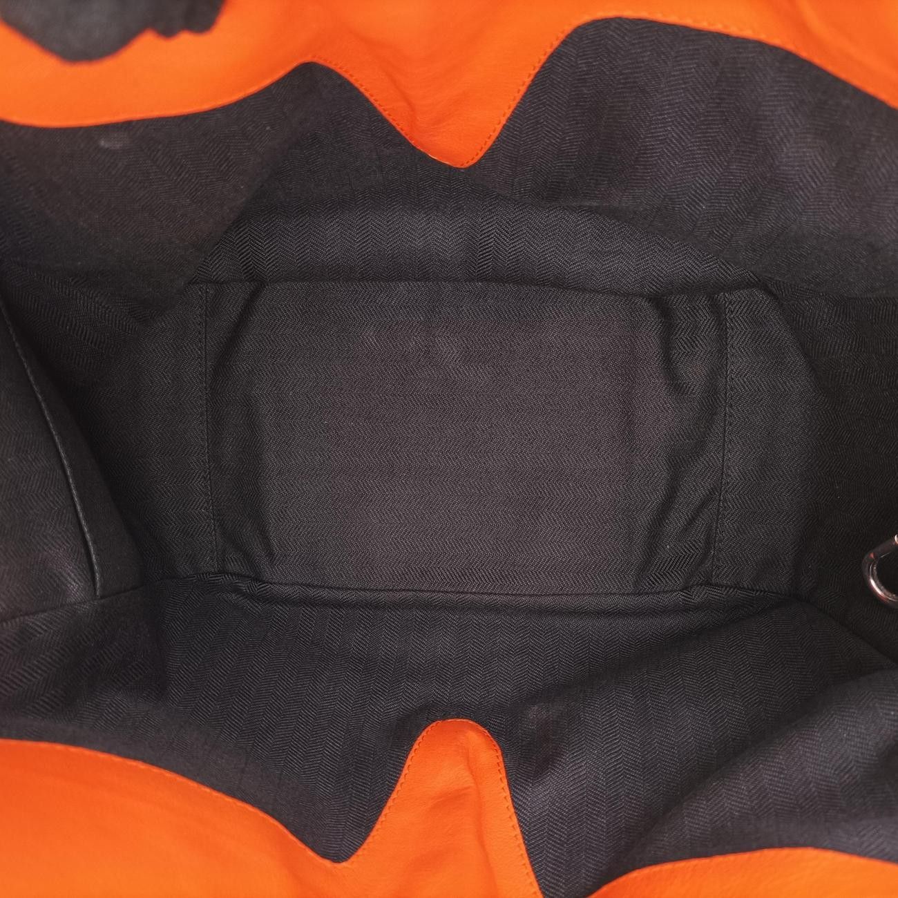 Loewe Hammock Orange Leather Shoulder — view 9