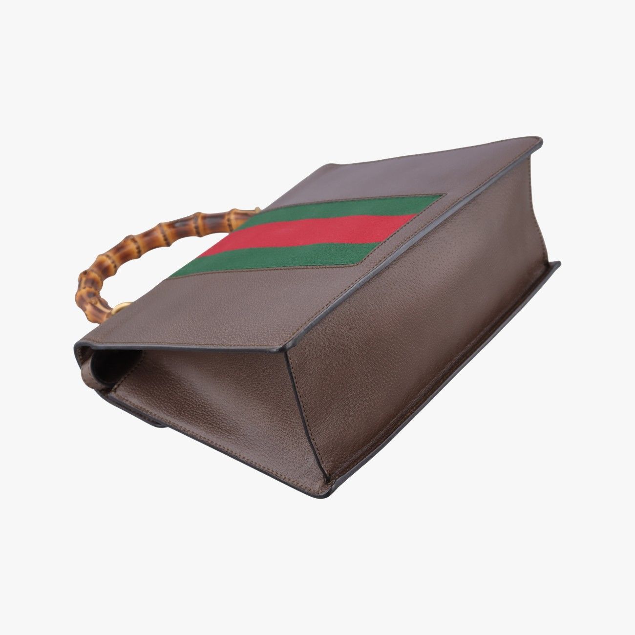 Gucci Bamboo Webbing Line Butterfly Brown Multicolor Leather Shoulder — view 7