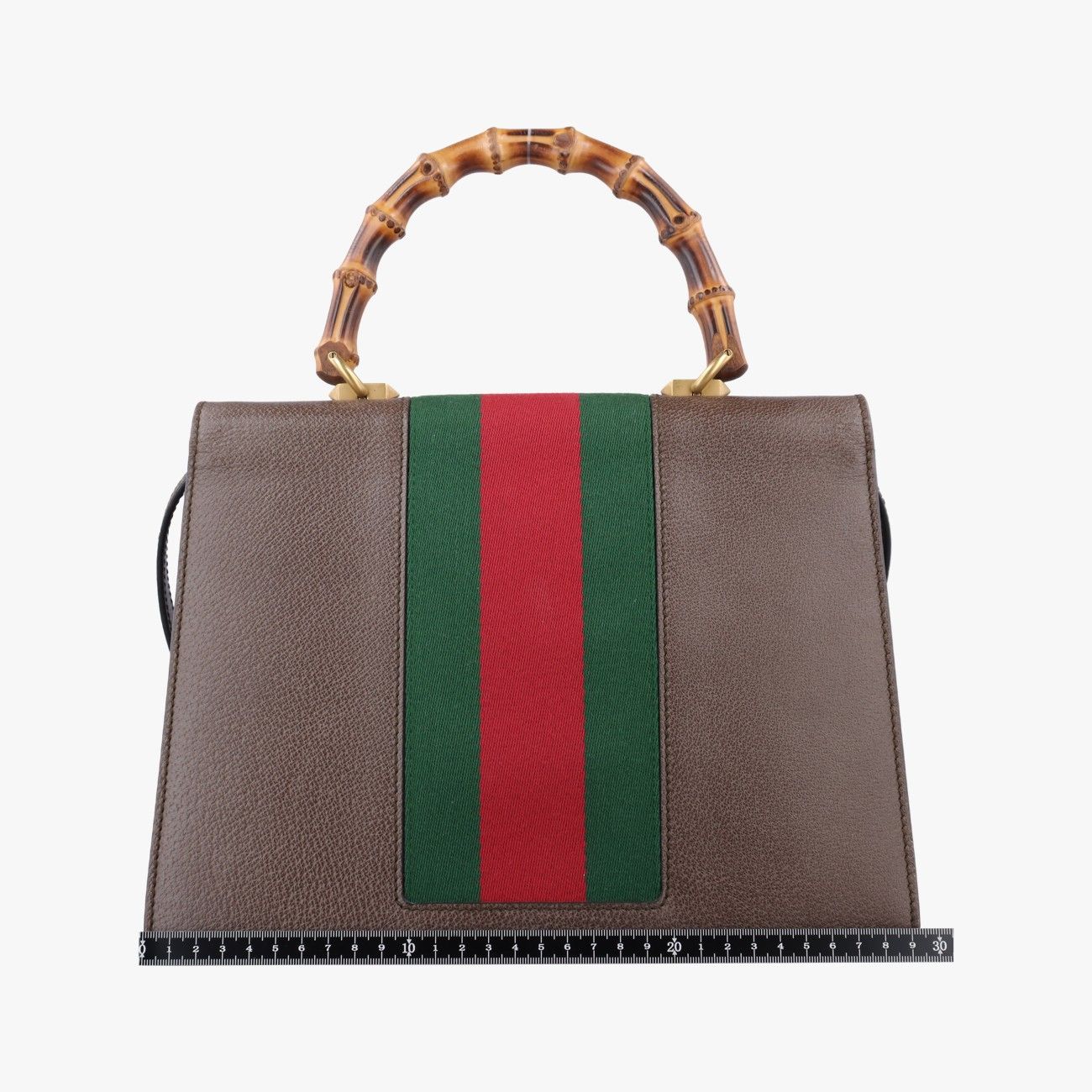 Gucci Bamboo Webbing Line Butterfly Brown Multicolor Leather Shoulder — view 2