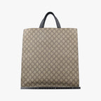Gucci GG Supreme Kingsnake Beige Black Canvas Leather Shoulder — view 2