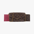 Louis Vuitton Pochette Felicie Monogram Brown Canvas Shoulder