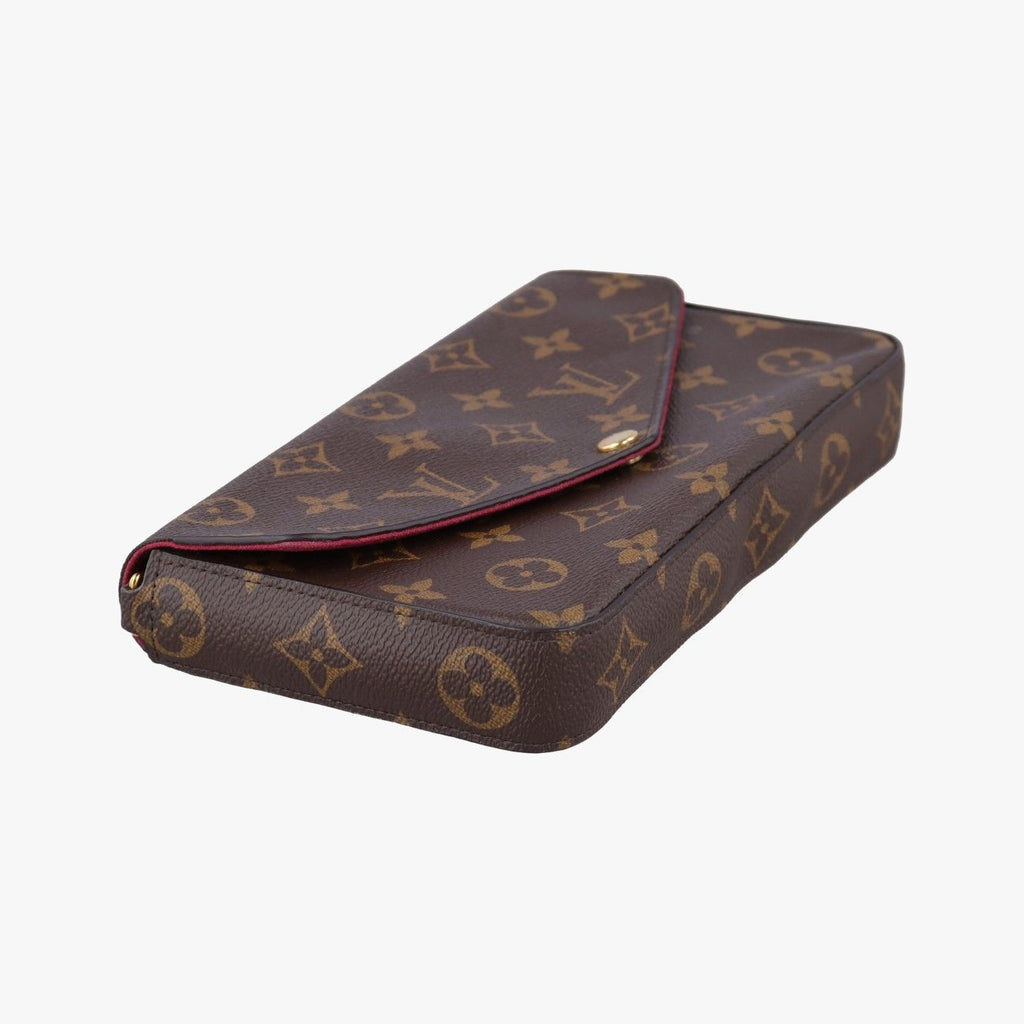 Louis Vuitton Pochette Felicie Monogram Brown Canvas Shoulder — view 5