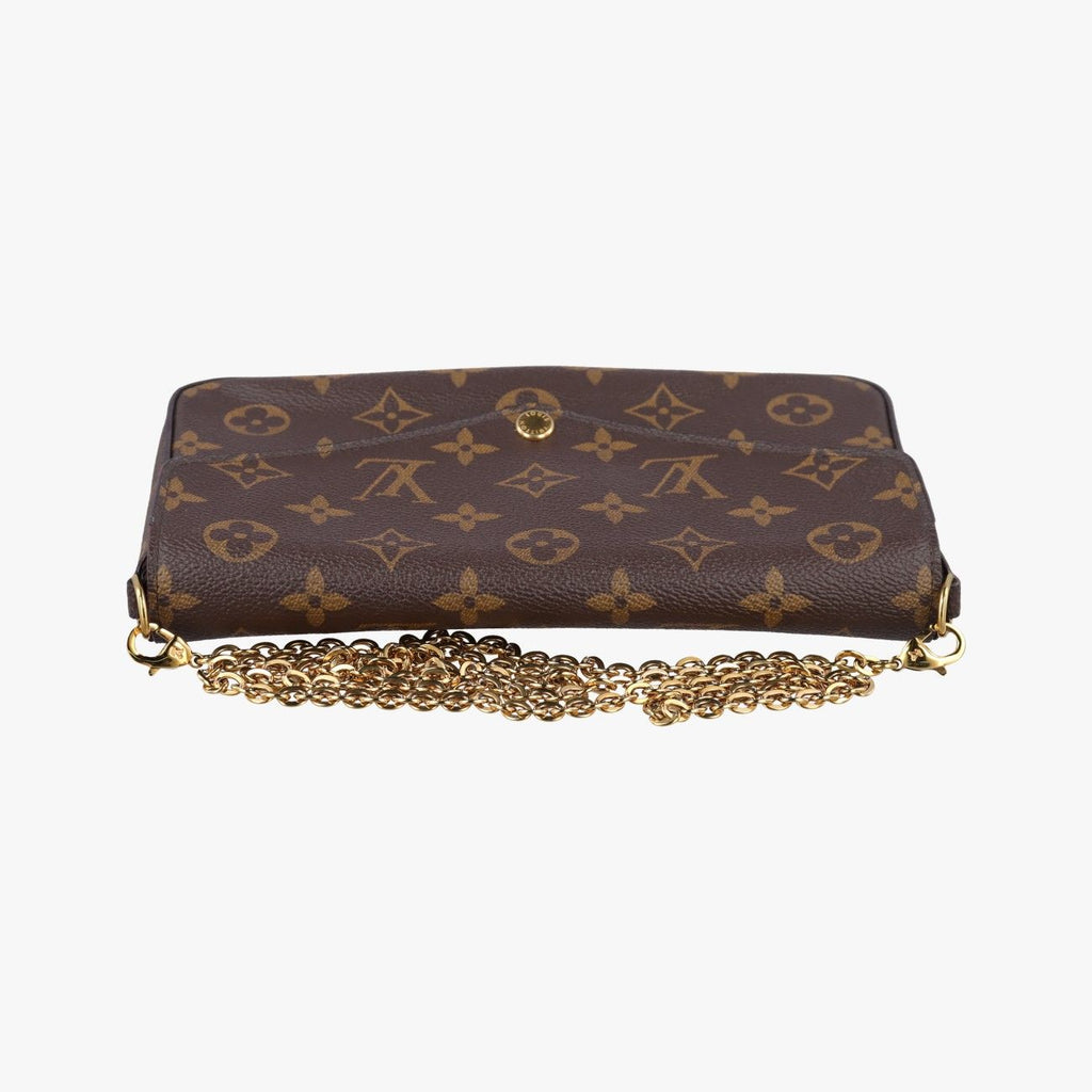Louis Vuitton Pochette Felicie Monogram Brown Canvas Shoulder — view 8
