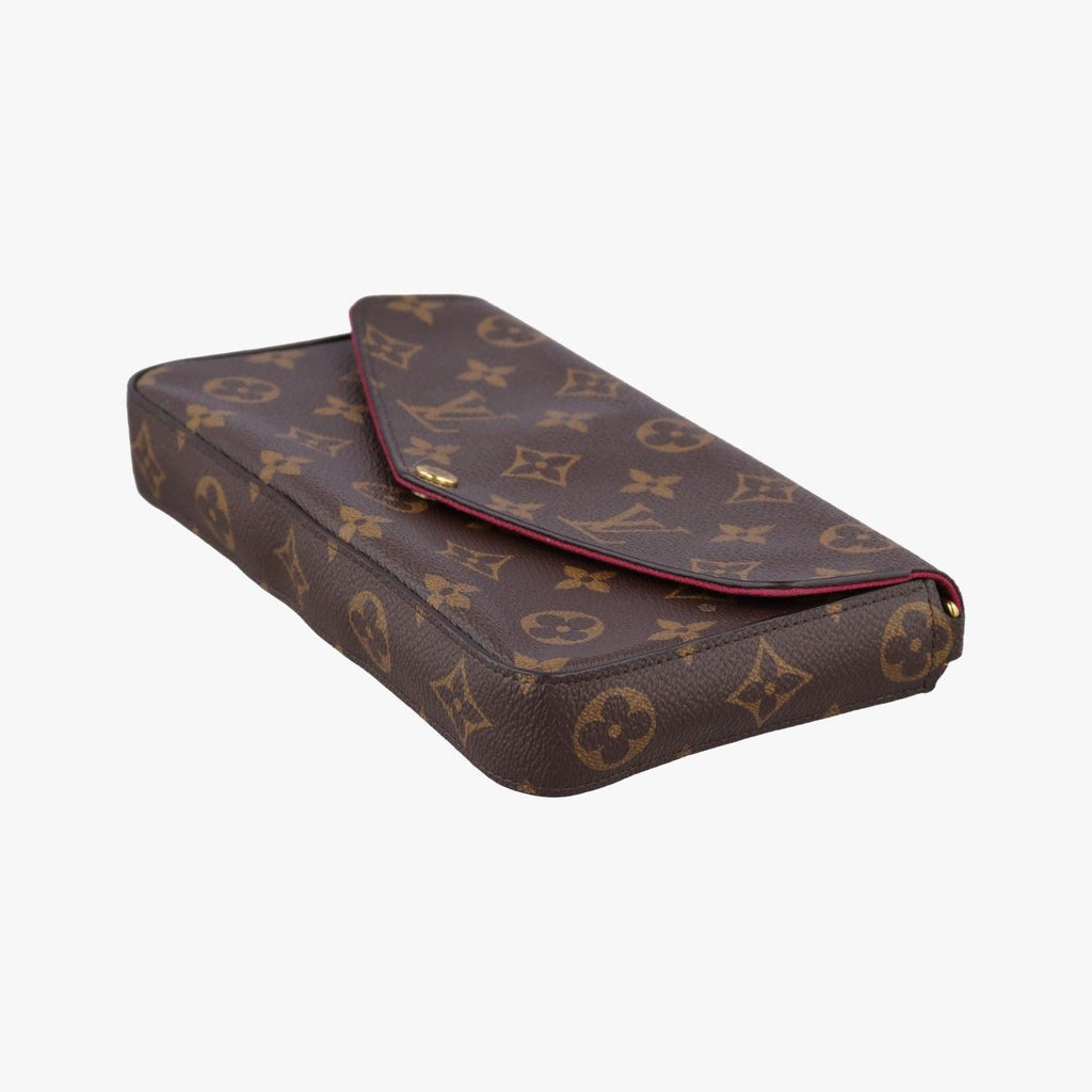 Louis Vuitton Pochette Felicie Monogram Brown Canvas Shoulder — view 4