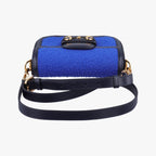 Gucci Horsebit Blue Navy Tweed Leather Shoulder — view 8