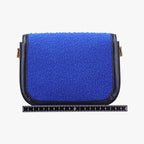 Gucci Horsebit Blue Navy Tweed Leather Shoulder — view 2