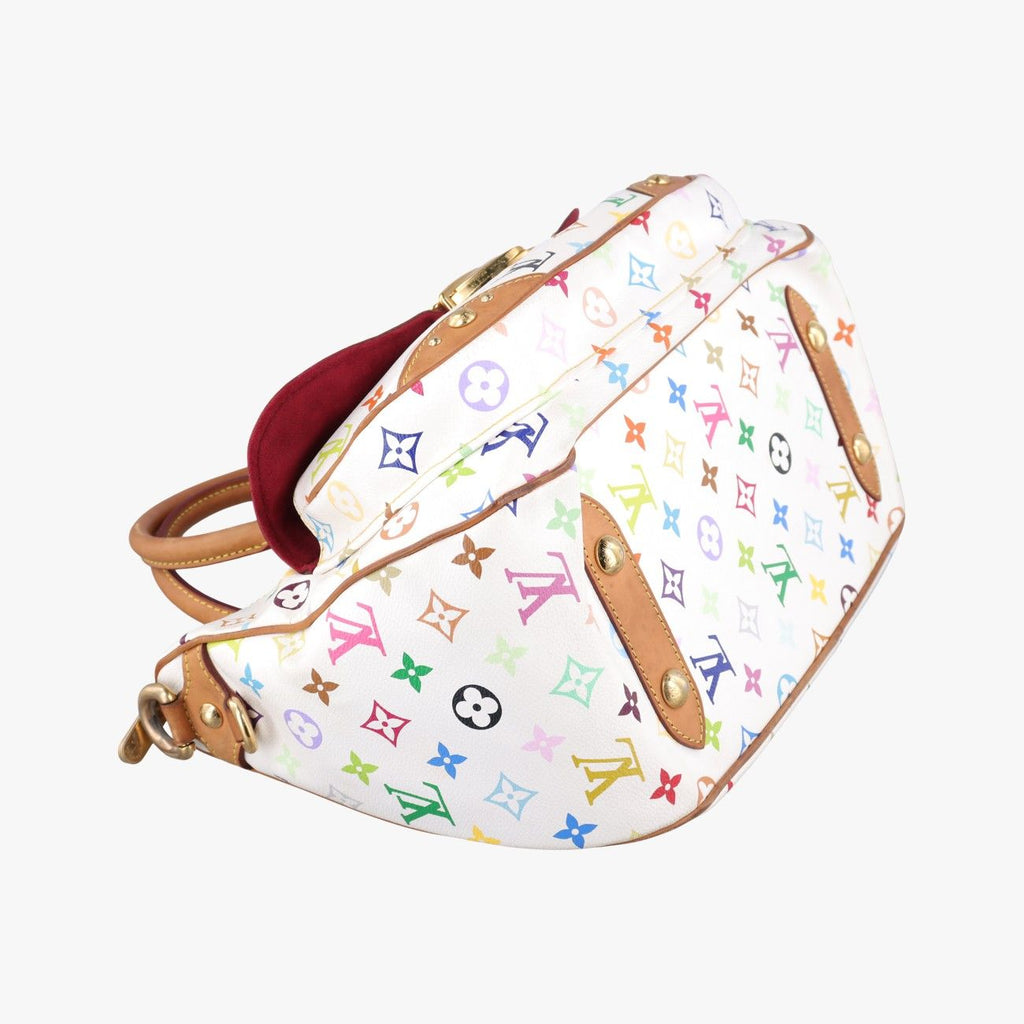 Louis Vuitton Rita Blanc Monogram Multicolor Handbag — view 5