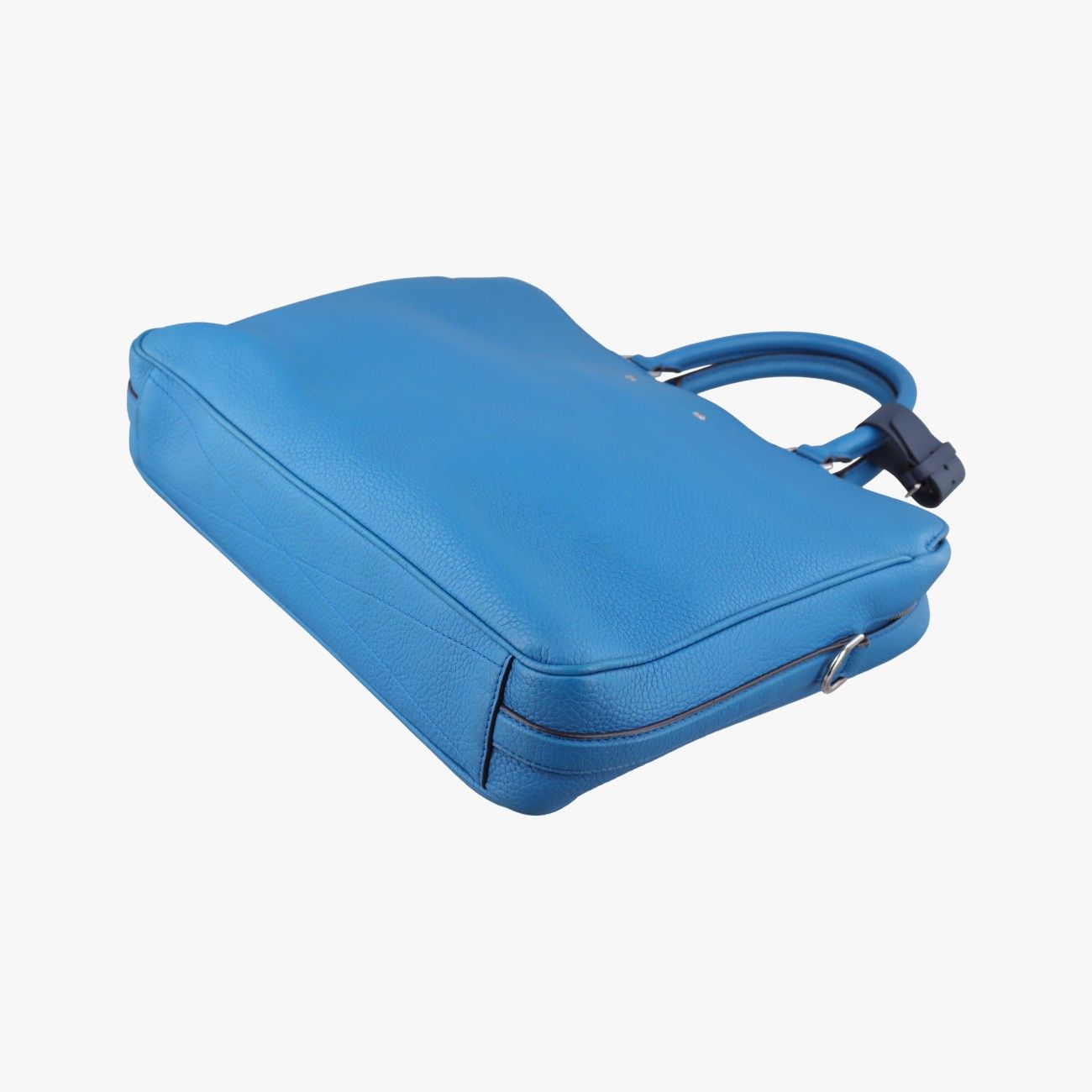 Louis Vuitton Alma Briefcase MM Blue Taurillon Leather — view 4