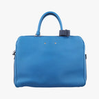 Louis Vuitton Alma Briefcase MM Blue Taurillon Leather