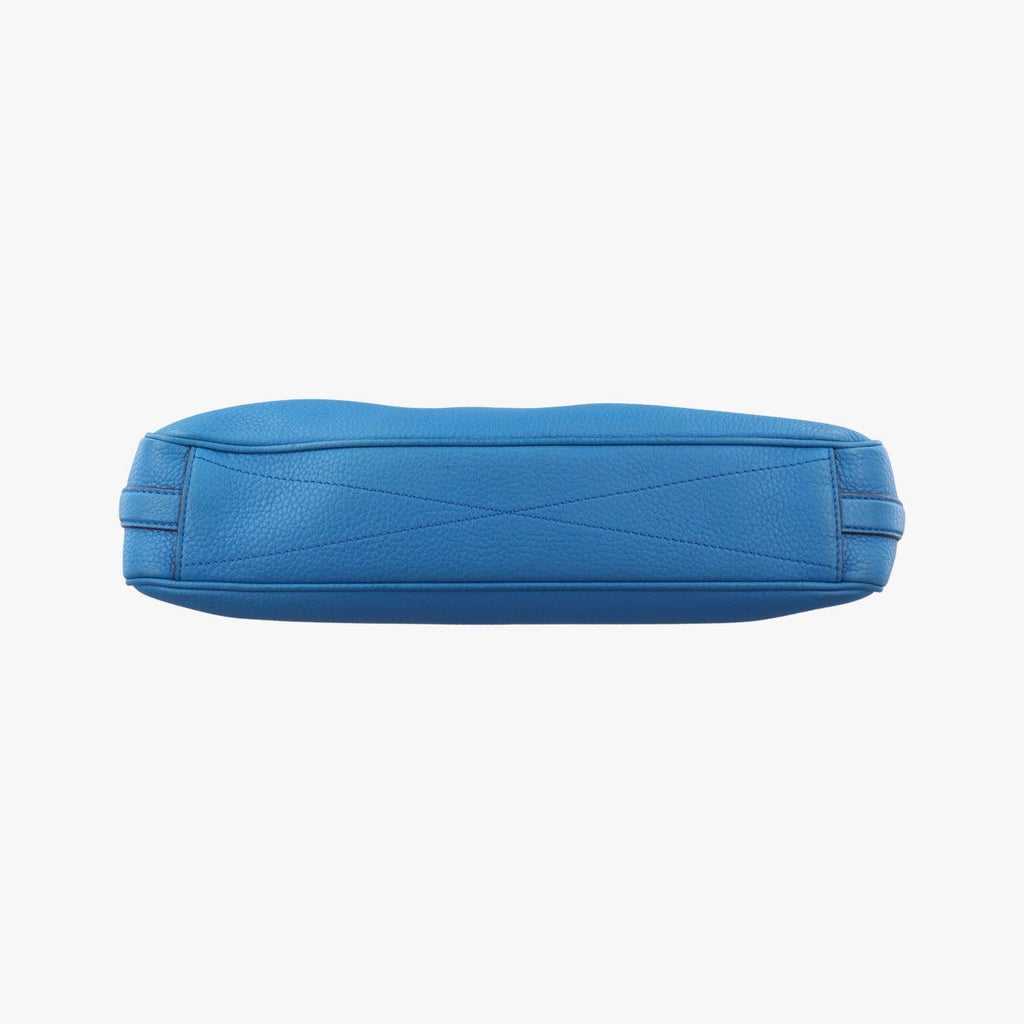 Louis Vuitton Alma Briefcase MM Blue Taurillon Leather — view 3