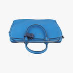 Louis Vuitton Alma Briefcase MM Blue Taurillon Leather — view 8