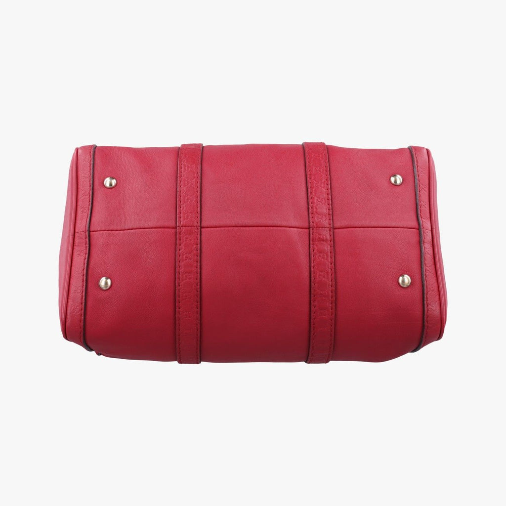 Gucci Guccissima Trim Web Joy Red Leather Shoulder — view 3