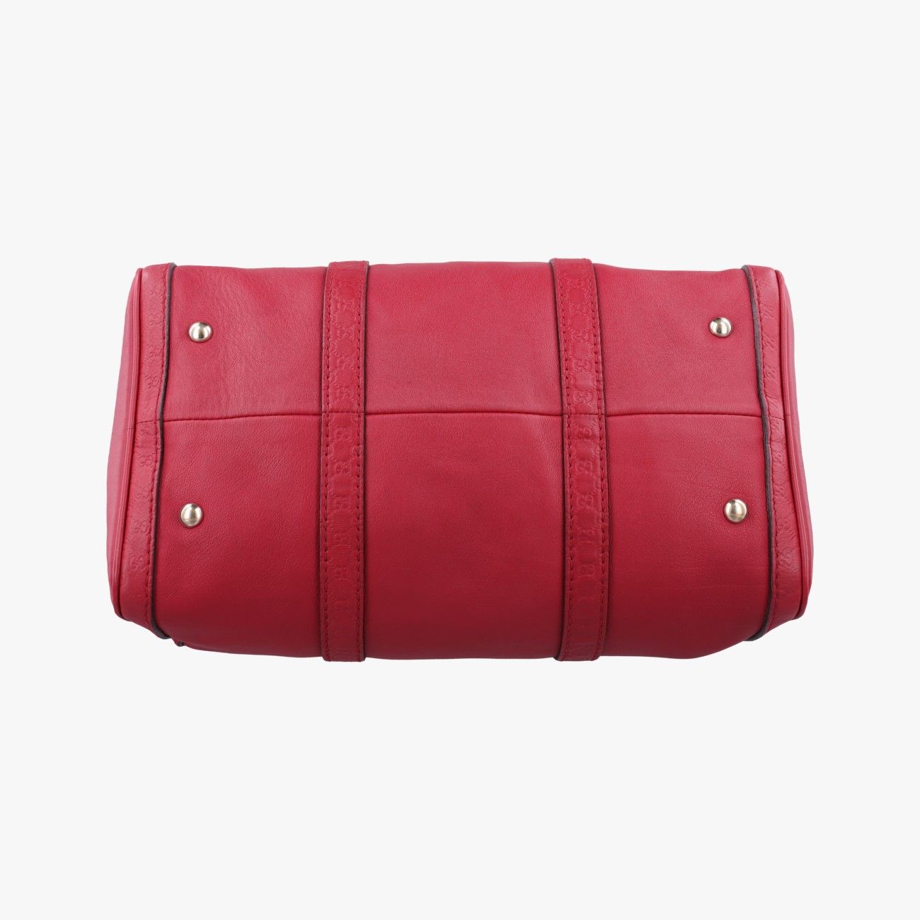 Gucci Guccissima Trim Web Joy Red Leather Shoulder — view 3