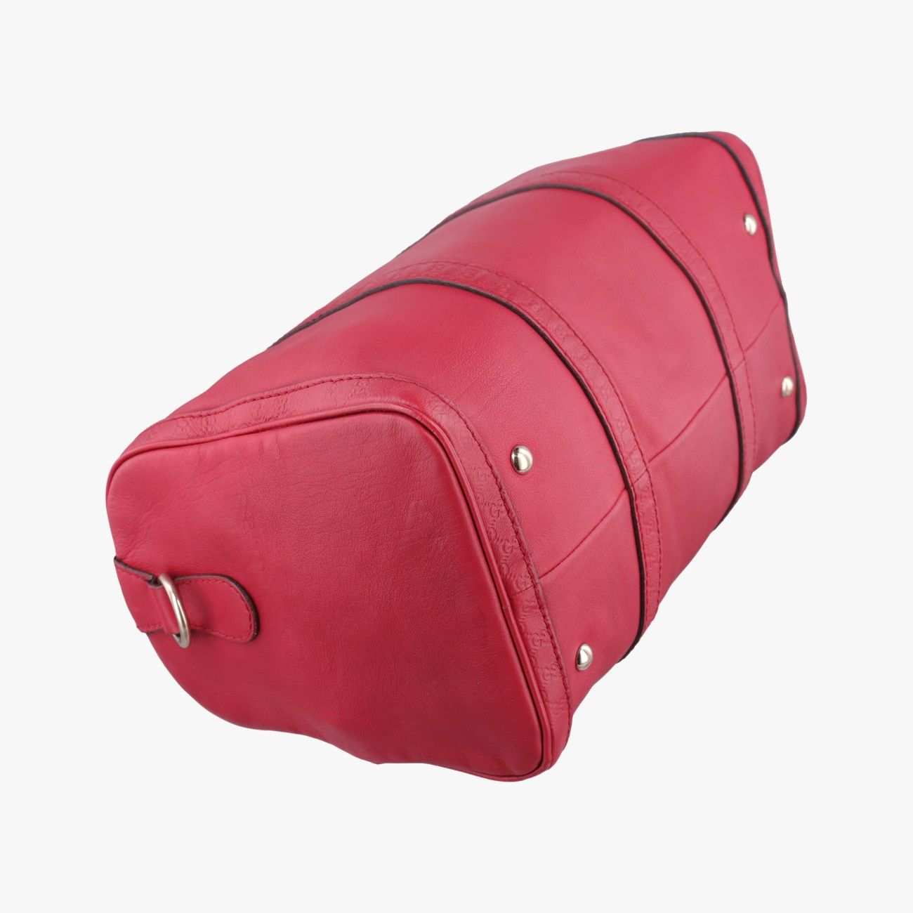 Gucci Guccissima Trim Web Joy Red Leather Shoulder — view 7