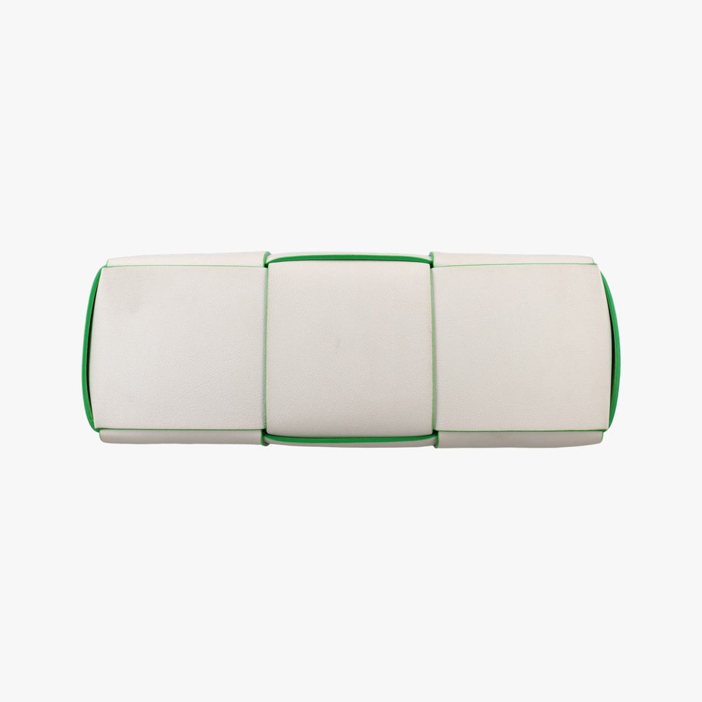 Bottega Veneta the Arco Tote White Green Lambskin — view 3