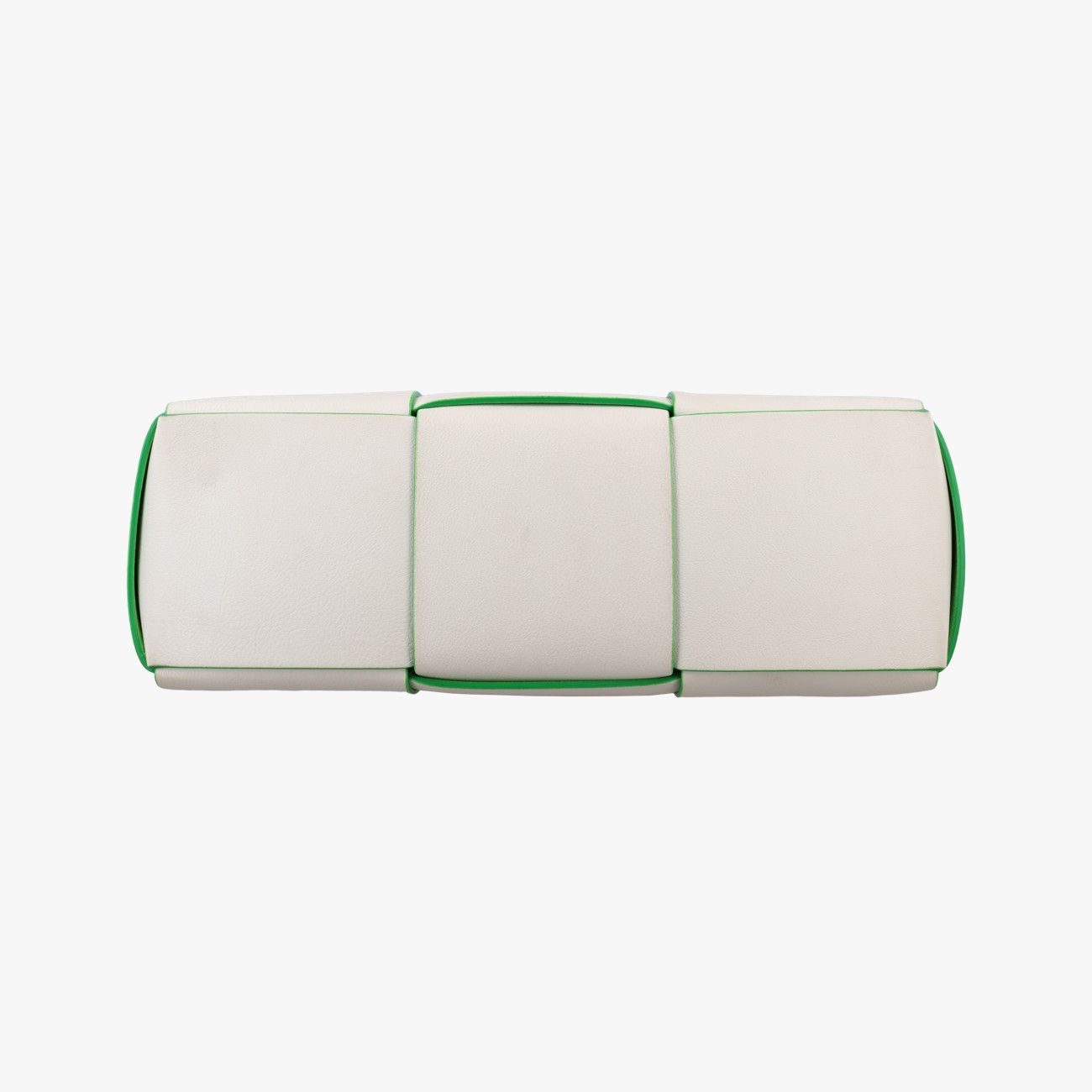Bottega Veneta the Arco Tote White Green Lambskin — view 3
