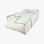 Bottega Veneta the Arco Tote White Green Lambskin — view 5