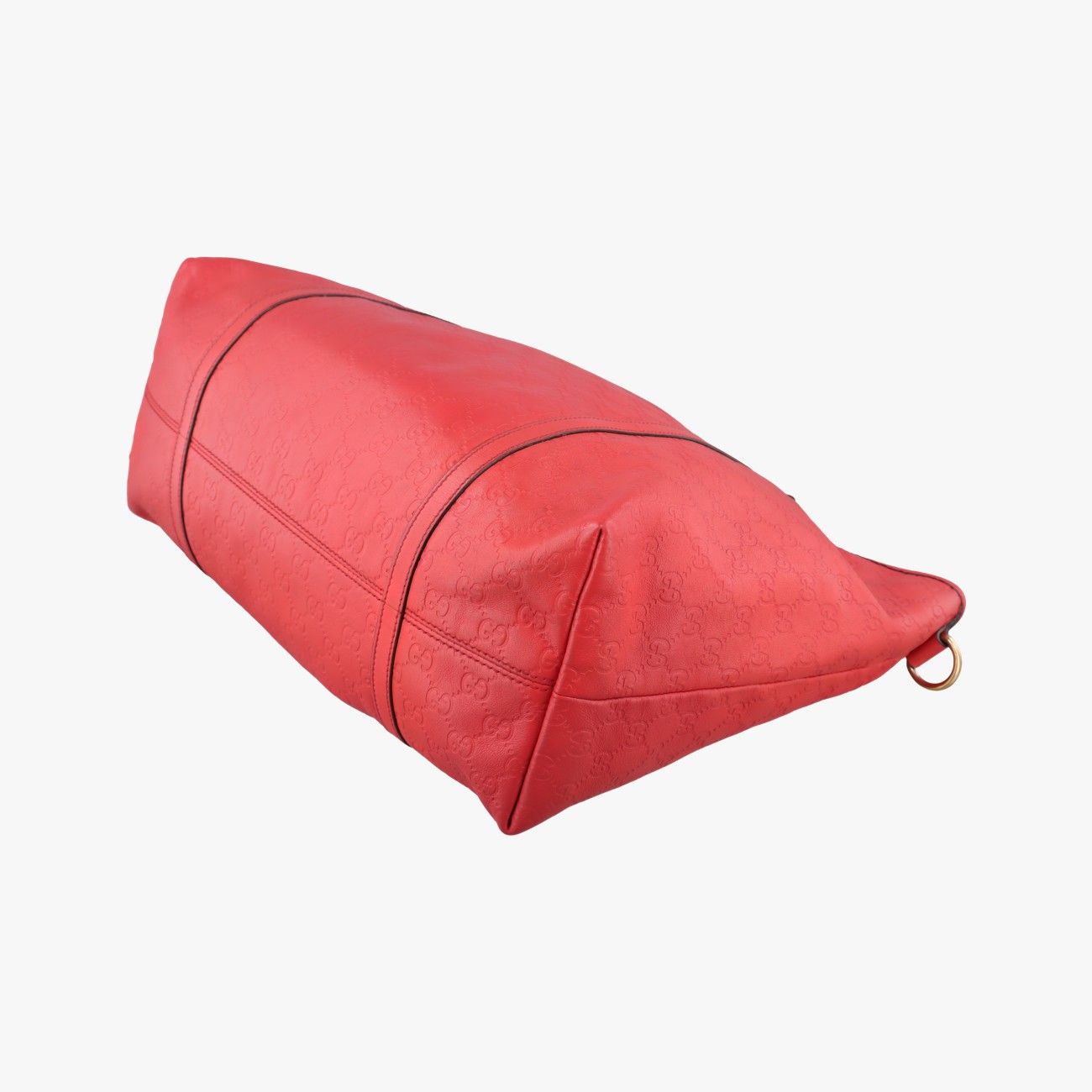 Gucci Guccissima Red Leather Handbag — view 6