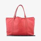 Gucci Guccissima Red Leather Handbag — view 2