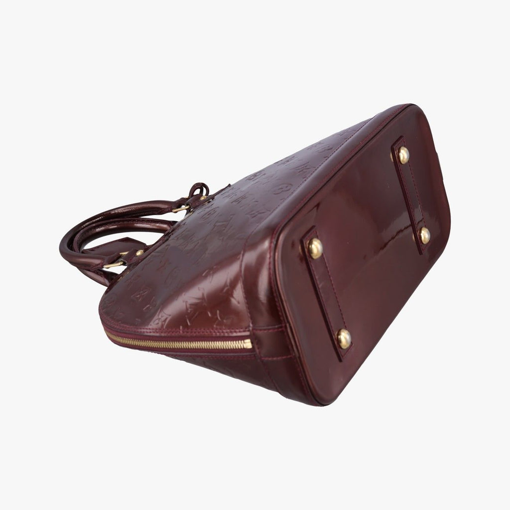 Louis Vuitton Alma PM Amarante Vernis Handbag — view 5