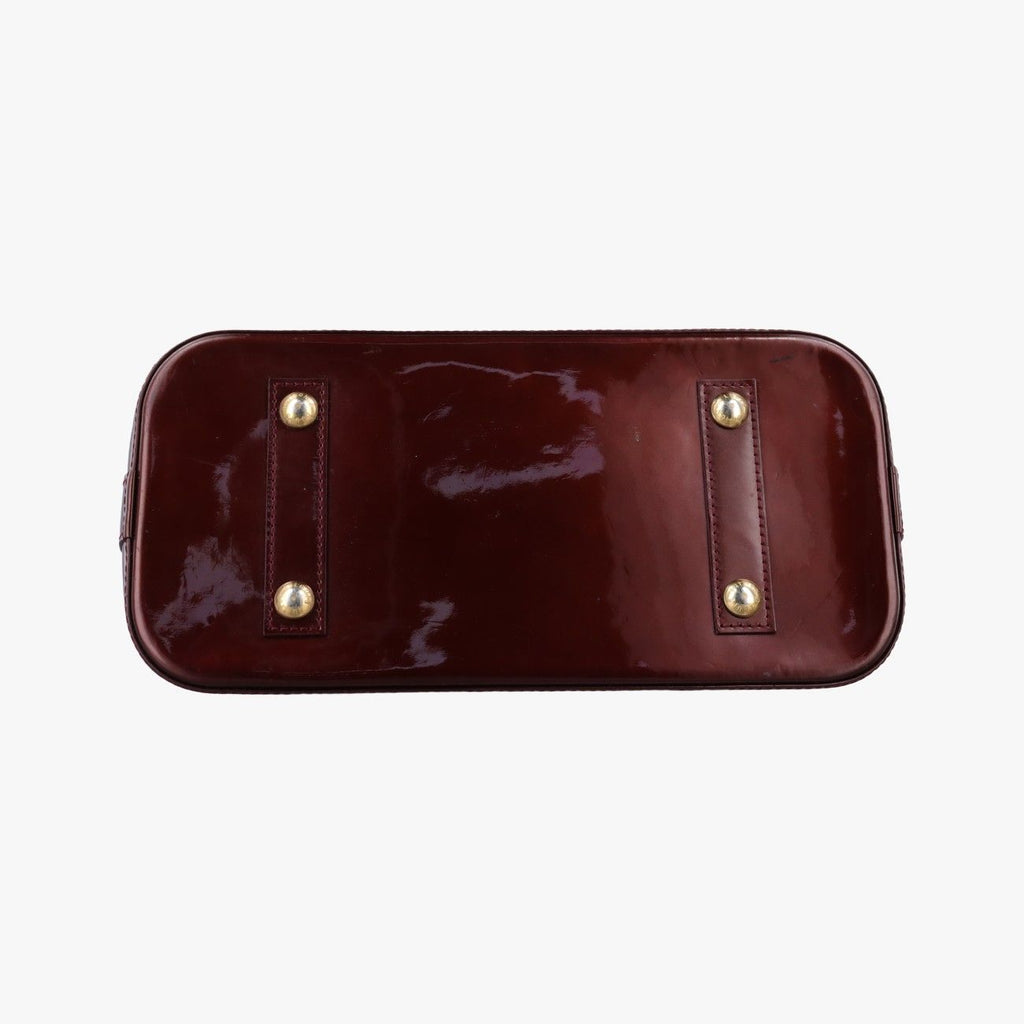 Louis Vuitton Alma PM Amarante Vernis Handbag — view 3
