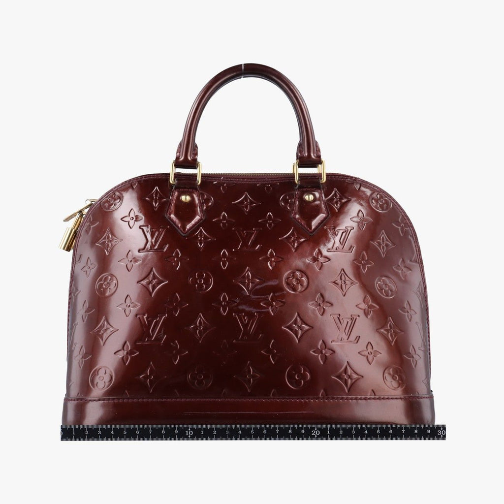 Louis Vuitton Alma PM Amarante Vernis Handbag — view 2