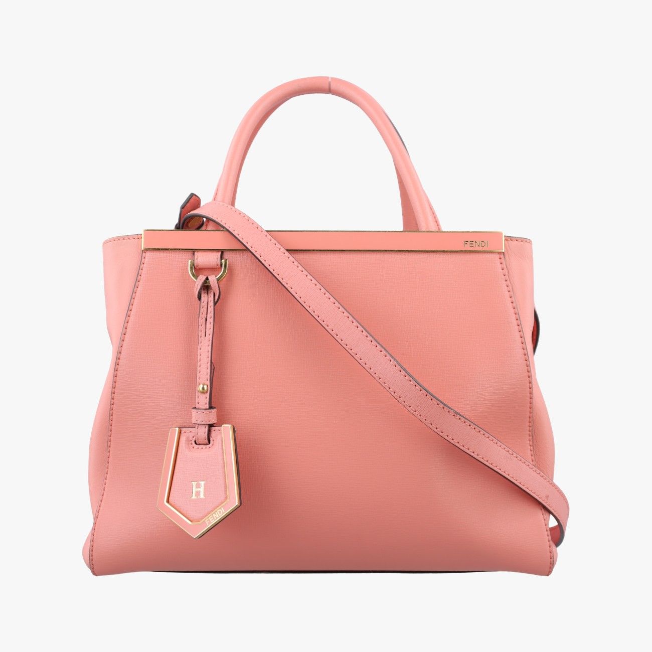 Fendi Petit Toujour Pink Leather Shoulder