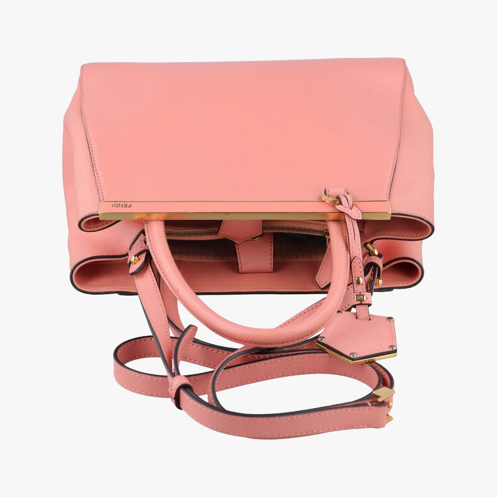 Fendi Petit Toujour Pink Leather Shoulder — view 8