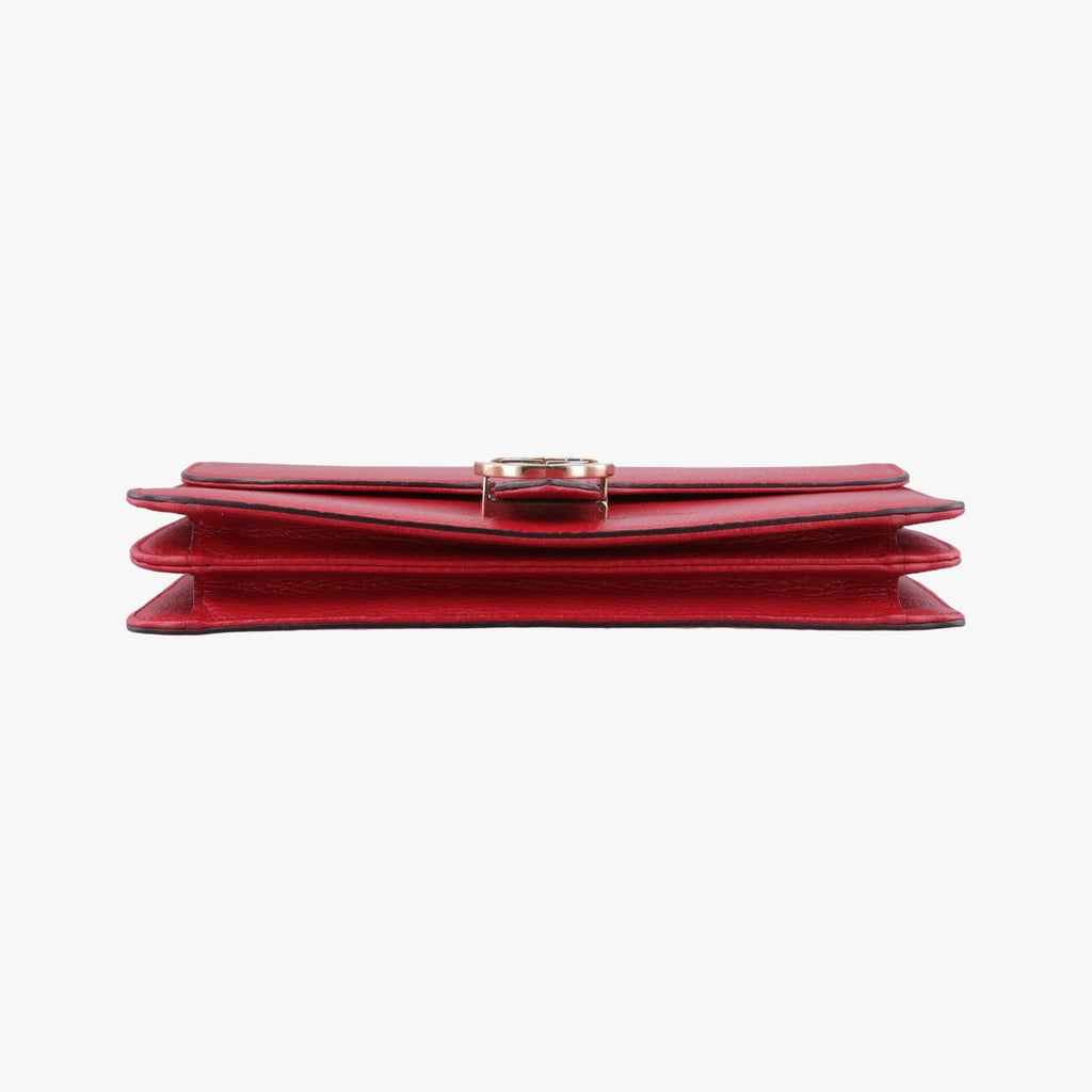 Gucci Interlocking Red Leather Shoulder — view 3