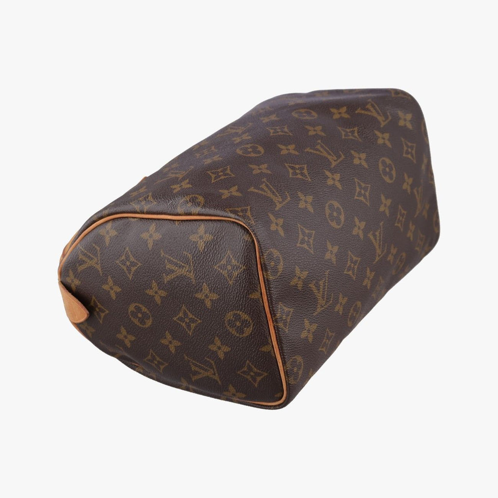 Louis Vuitton Speedy 25 Monogram Brown Canvas Handbag — view 5