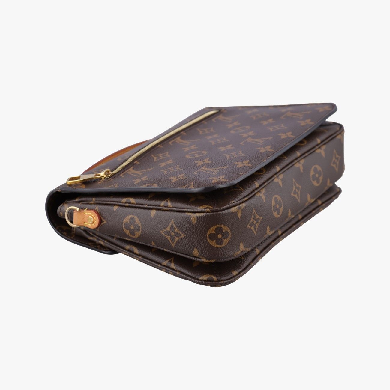 Louis Vuitton Pochette Metis MM Monogram Brown Canvas Handbag — view 7