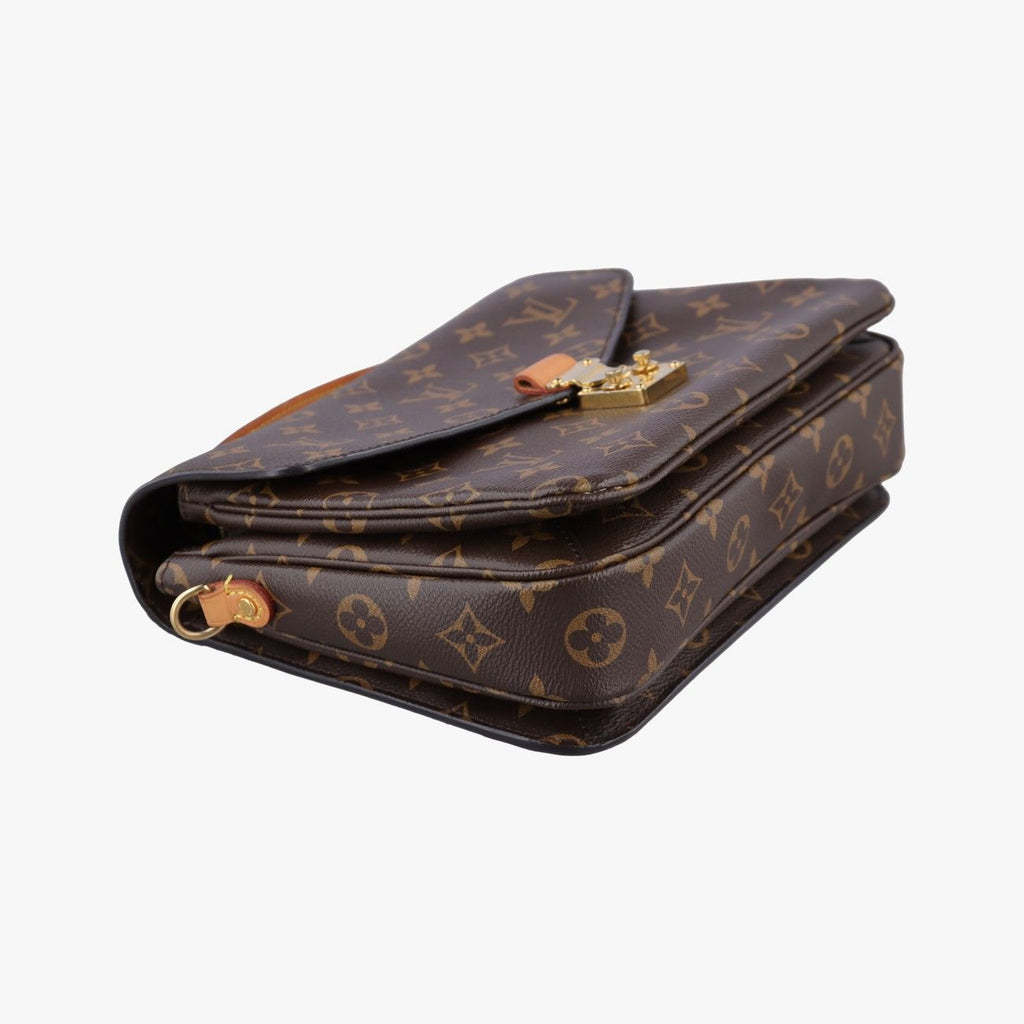 Louis Vuitton Pochette Metis MM Monogram Brown Canvas Handbag — view 5