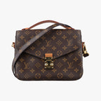 Louis Vuitton Pochette Metis MM Monogram Brown Canvas Handbag