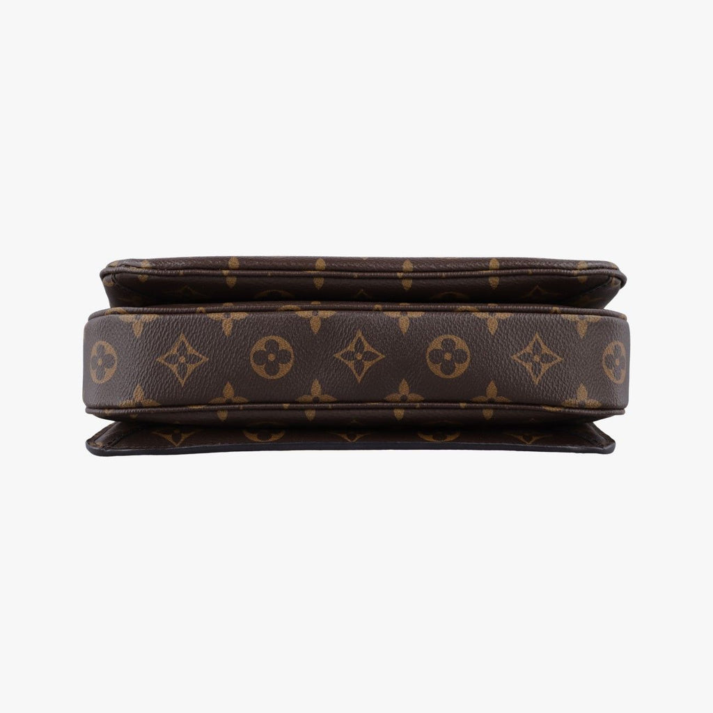 Louis Vuitton Pochette Metis MM Monogram Brown Canvas Handbag — view 3