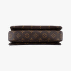 Louis Vuitton Pochette Metis MM Monogram Brown Canvas Handbag — view 3