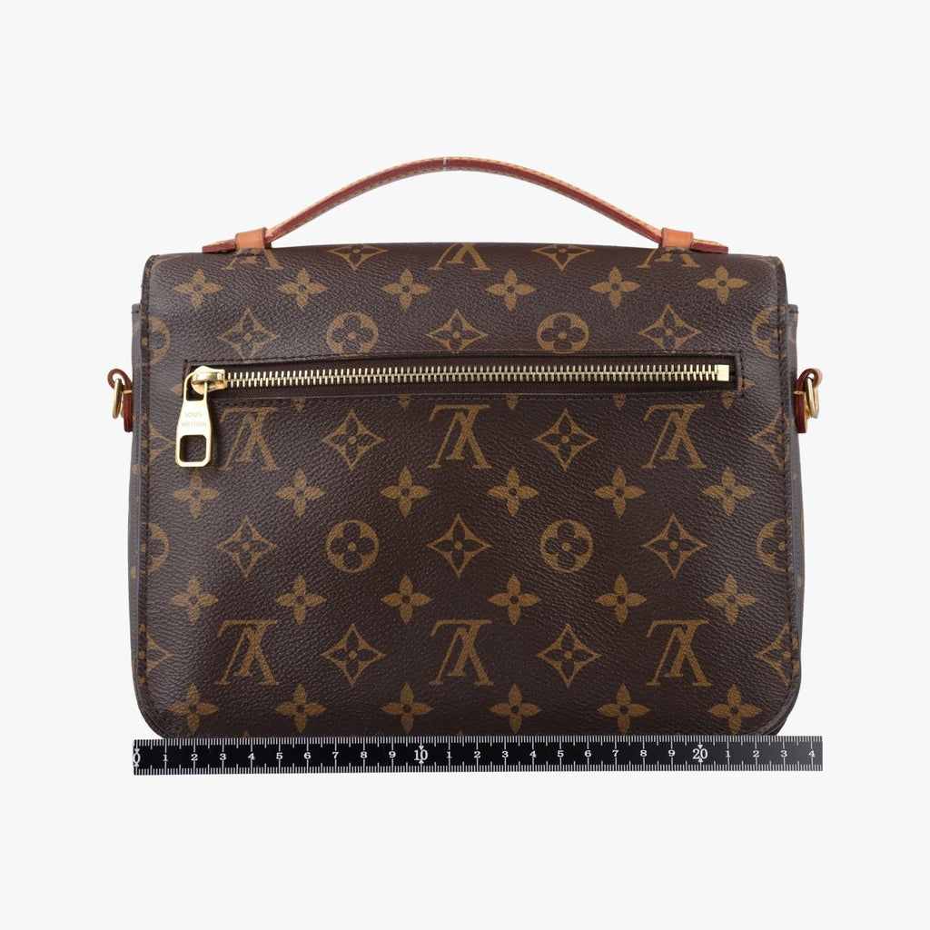 Louis Vuitton Pochette Metis MM Monogram Brown Canvas Handbag — view 2