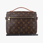 Louis Vuitton Pochette Metis MM Monogram Brown Canvas Handbag — view 2
