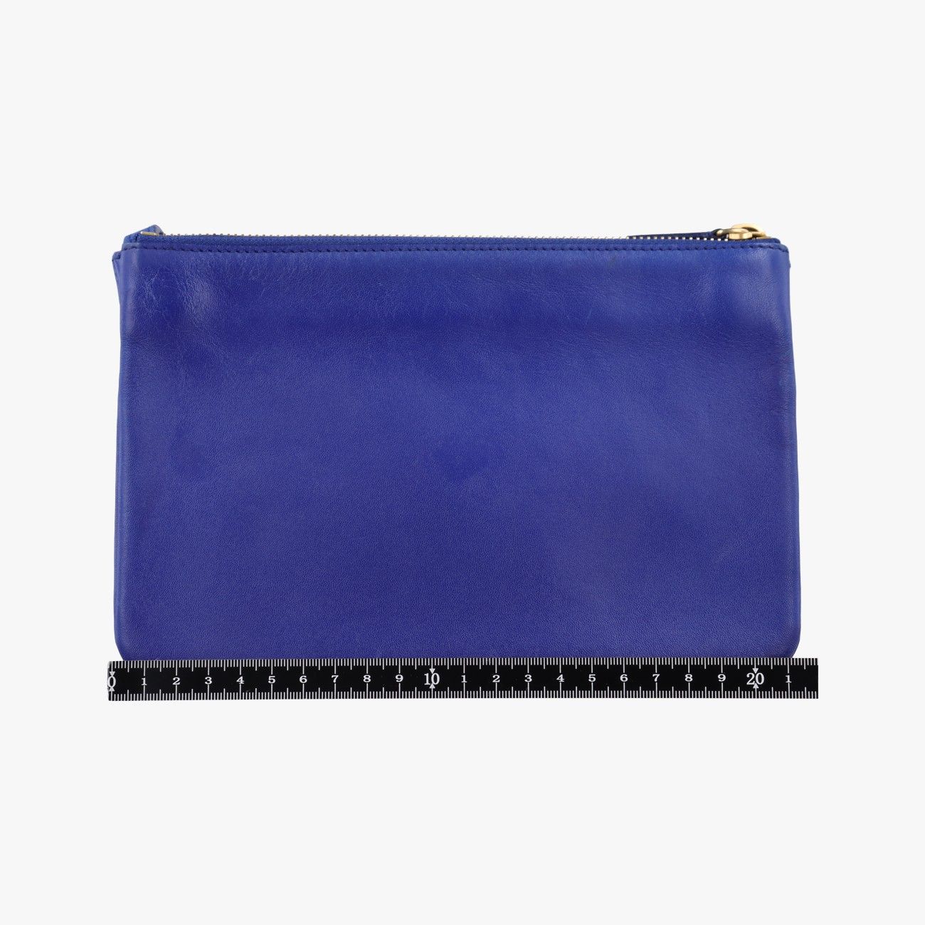 Celine Trio Blue Leather Shoulder — view 2